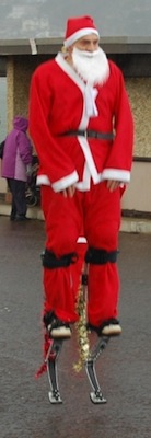 Stilting Santa